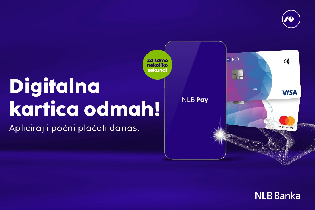 Lansiran ''Digital first'' – NLB digitalna kartica klijentima dostupna odmah