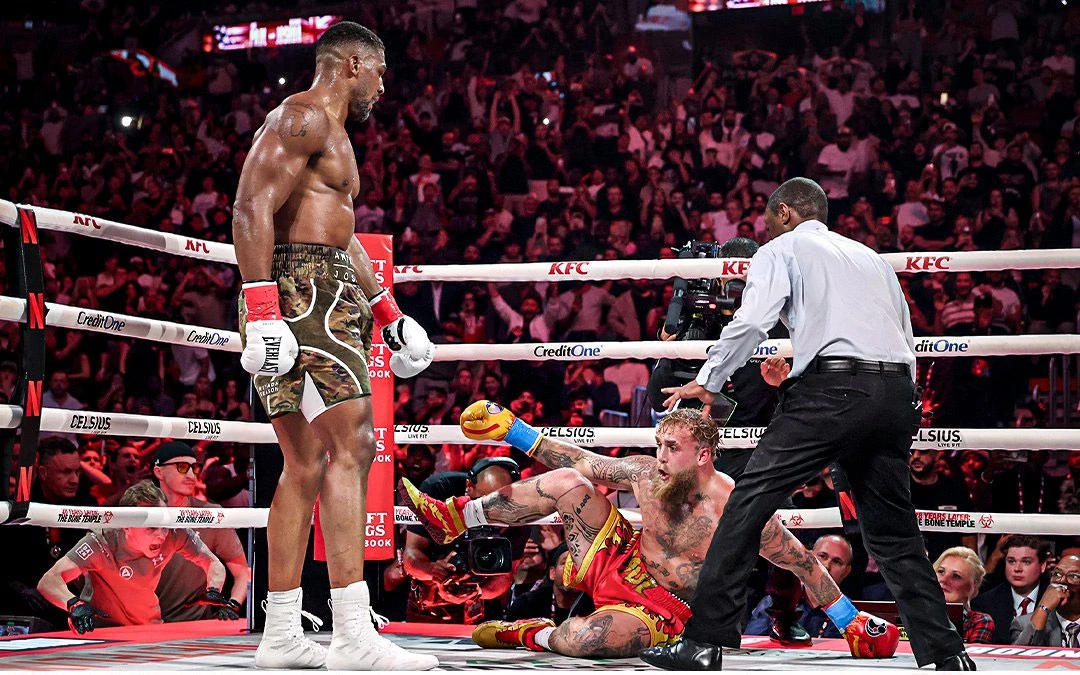 Anthony Joshua nokautirao Jakea Paula: Spektakl u Miamiju završio kako se i očekivalo