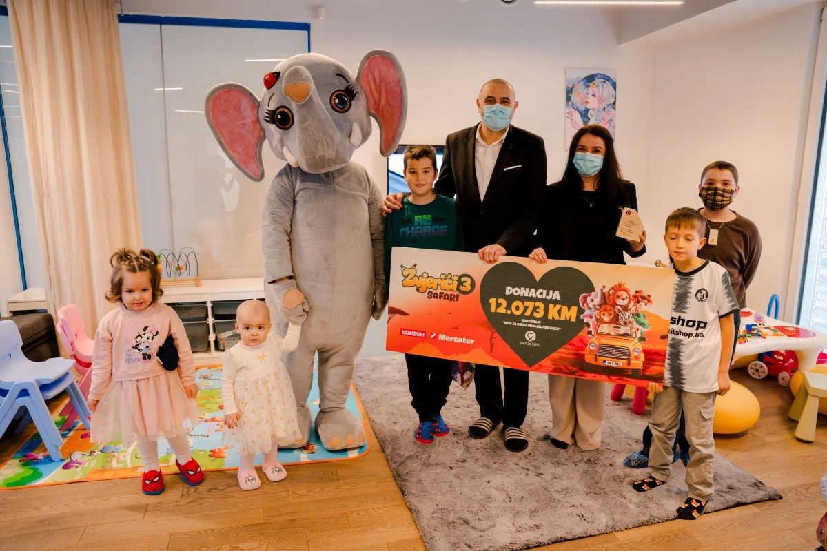 Konzum donirao 12.073 KM Udruženju "Srce za djecu oboljelu od raka"