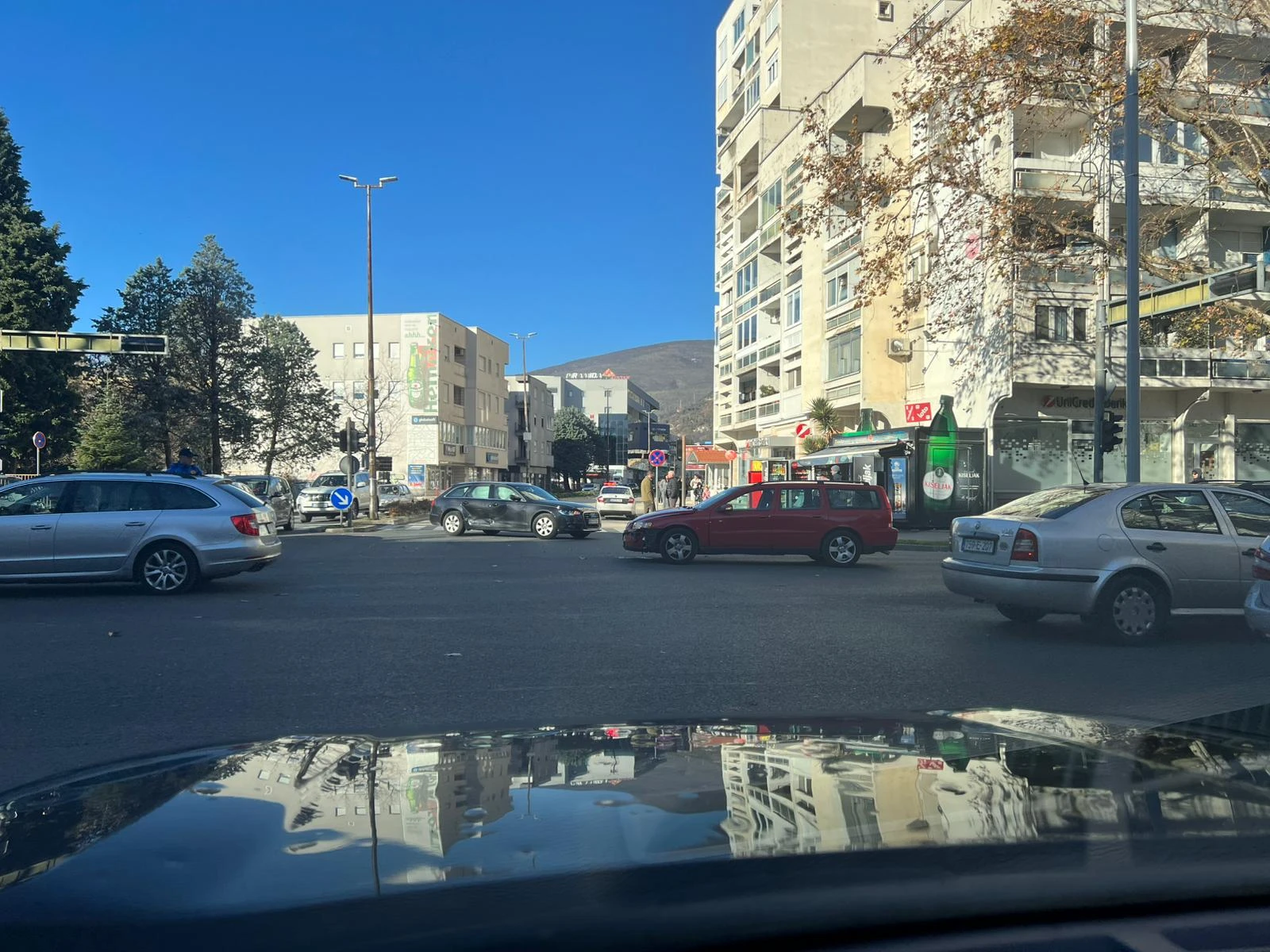 Sudar dva vozila kod Mostarke: Semafori izvan funkcije
