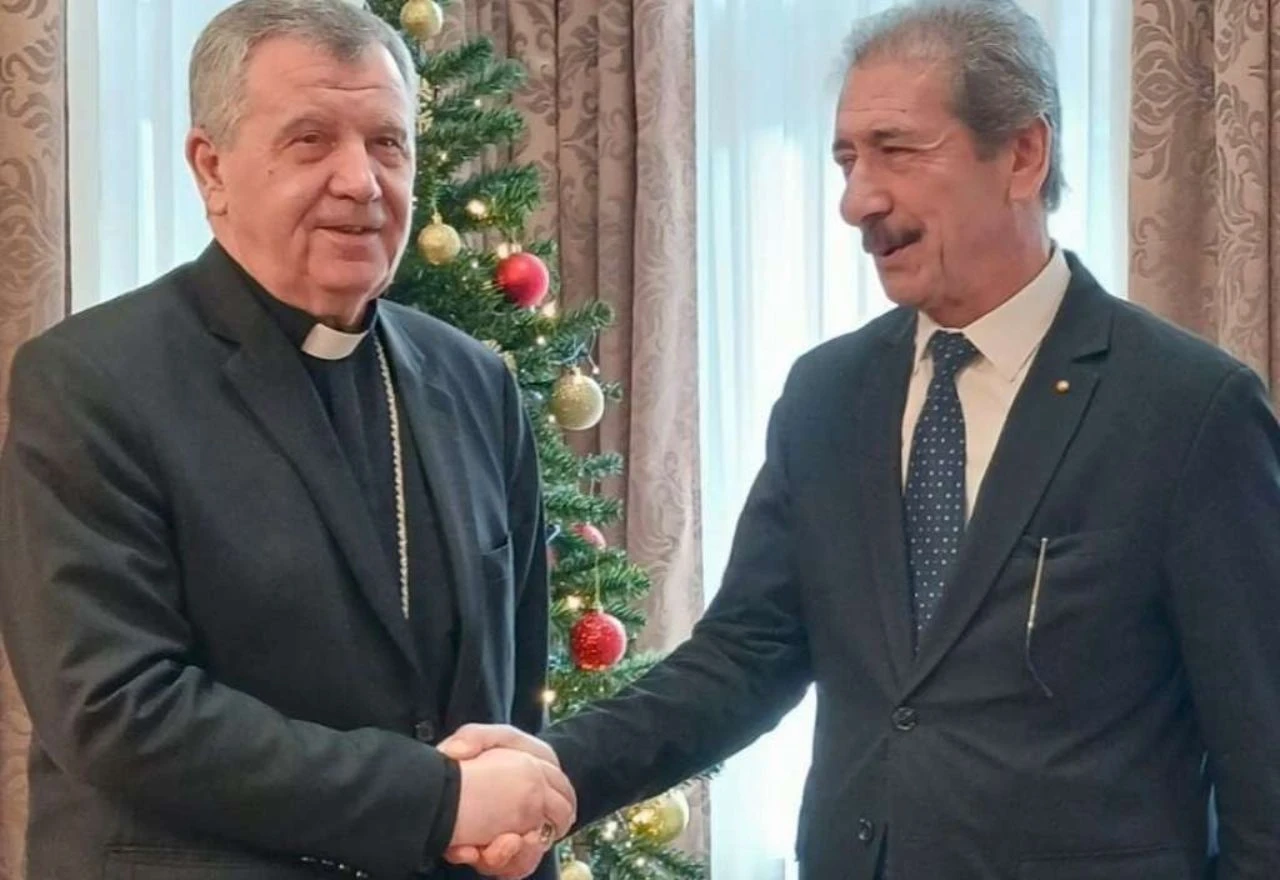Nadbiskup Vukšić primio palestinskog veleposlanika u Sarajevu