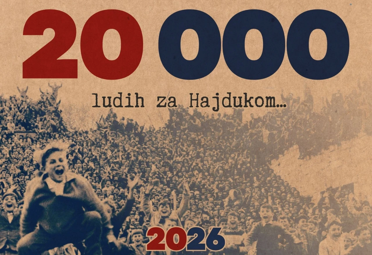 Hajduk u prvom danu 2026. srušio rekord po broju članova