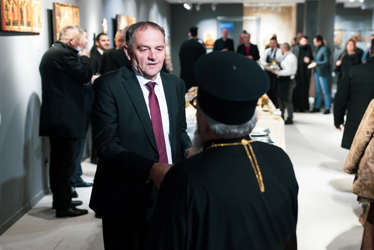 Tradicionalni božićni prijem u manastiru Žitomislić