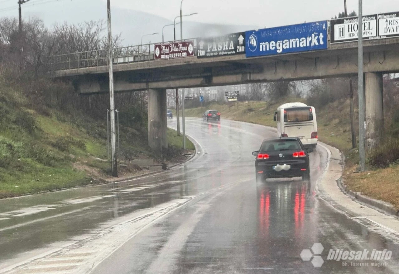 Podvožnjak na sjevernom ulazu u Mostar