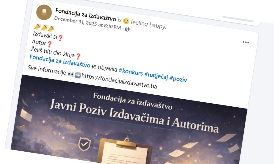 Fondacija se osjeća sretno jer je objavila natječaj u noći
