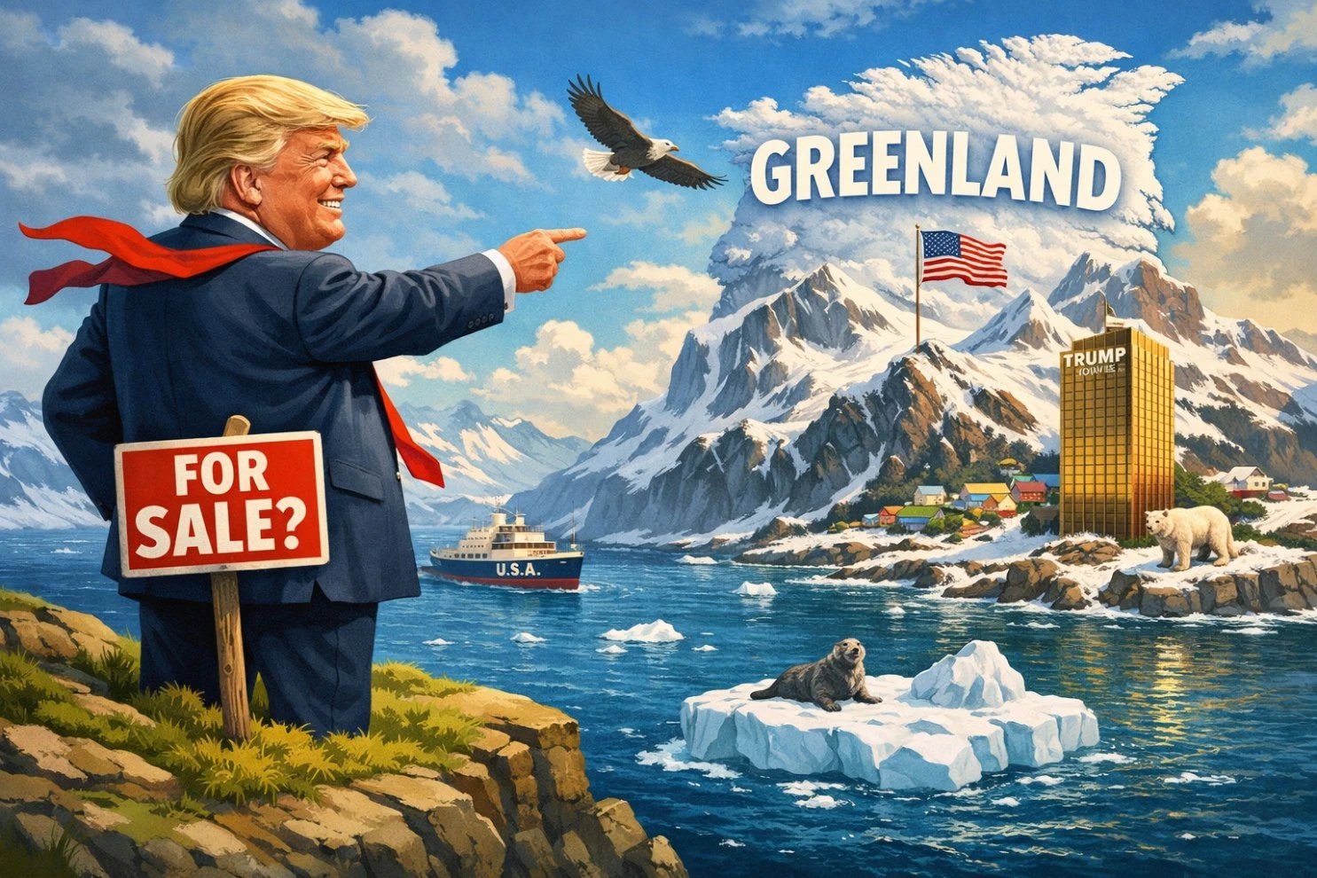 Trump sada želi kupiti Grenland!