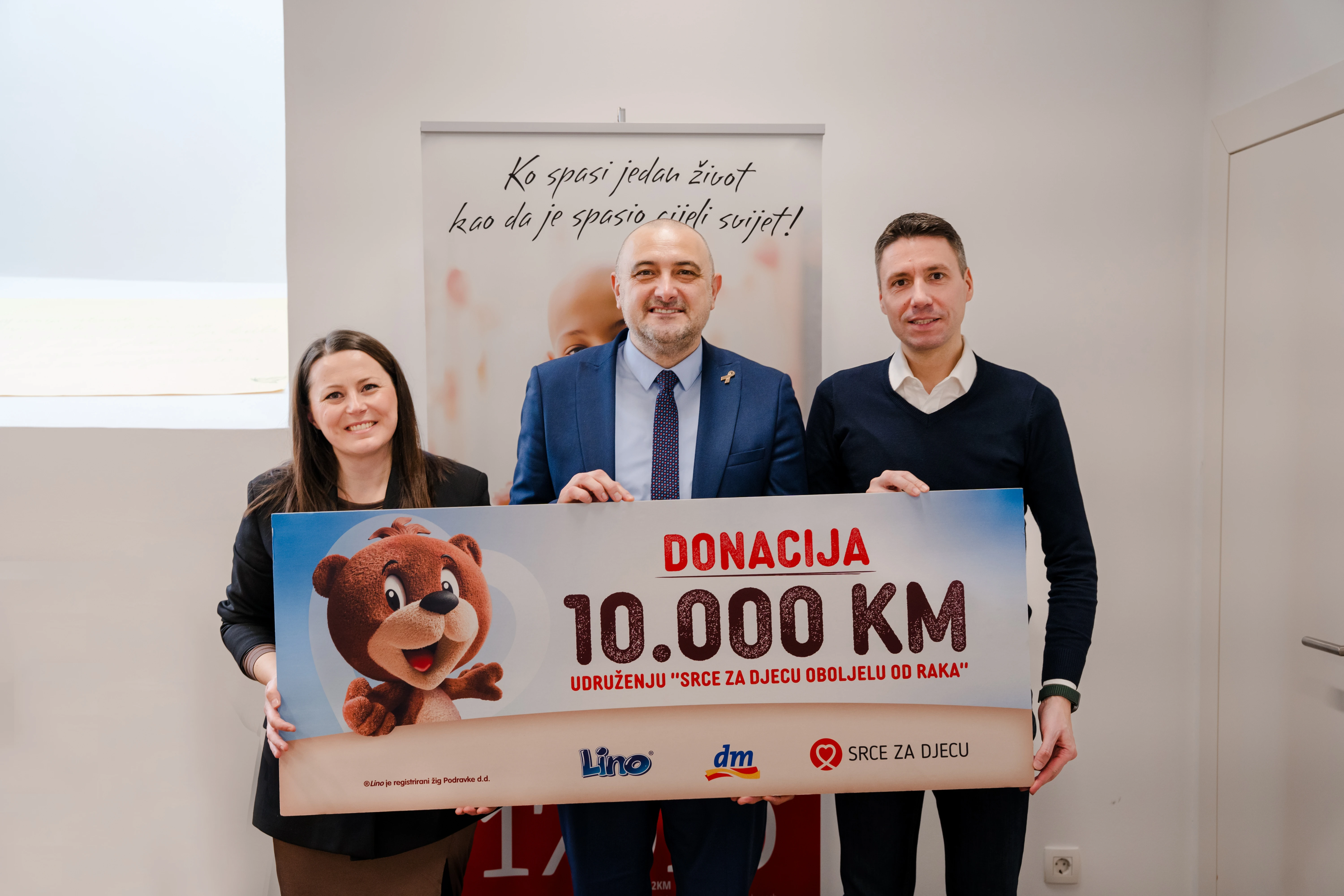 Lino realizirao donaciju u vrijednosti 10.000 KM za podršku Roditeljskim kućama u Sarajevu i Tuzli