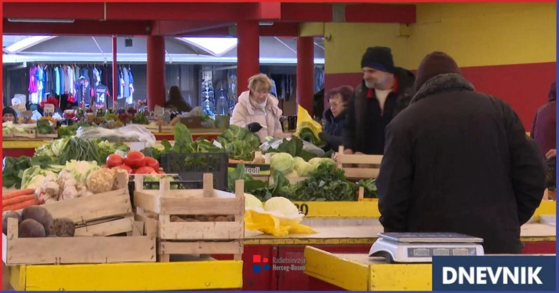 VIDEO | Kupci na mostarskoj tržnici nakon blagdana stegnuli remen