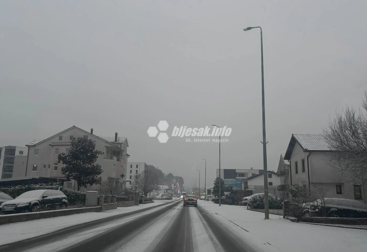 Snijeg u Širokom Brijegu