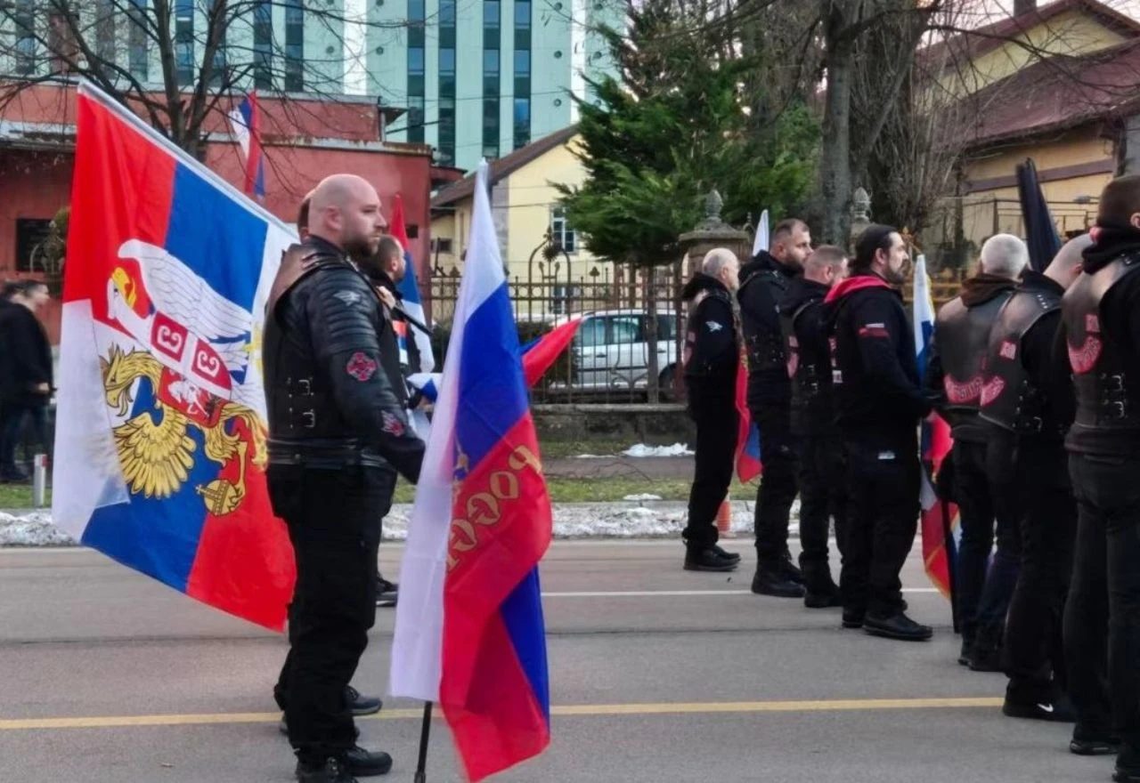 Banja Luka: Marširali i Putinovi Noćni vukovi