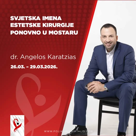 Svjetska imena plastične kirurgije ponovno u poliklinici i dnevnoj bolnici Vitalis Mostar