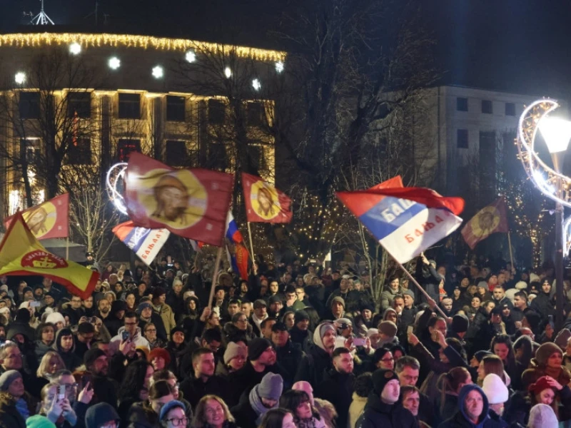 Pravoslavna Nova godina dočekana uz molitvu, glazbu i vatromet