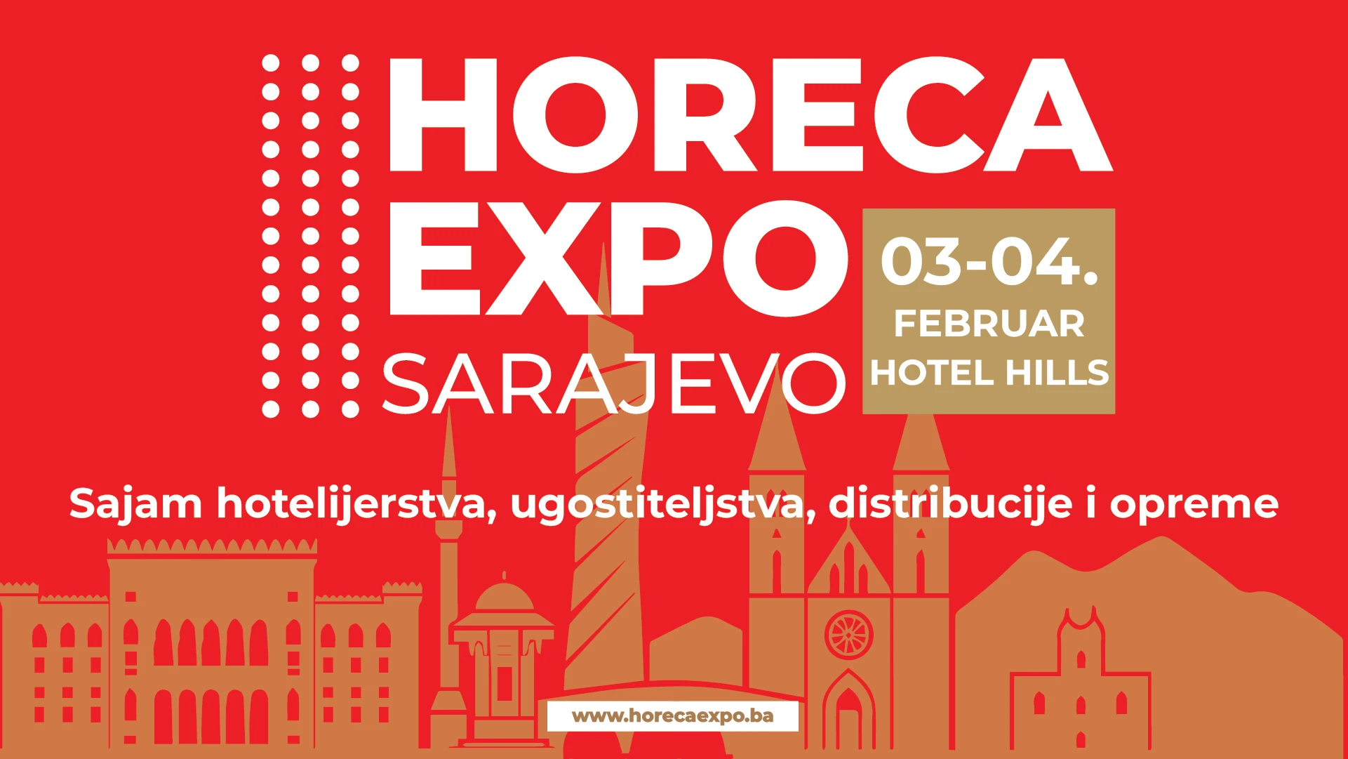 Međunarodni sajam ugostiteljstva, hotelijerstva, hrane i pića 3. i 4. veljače u Hotelu Hills