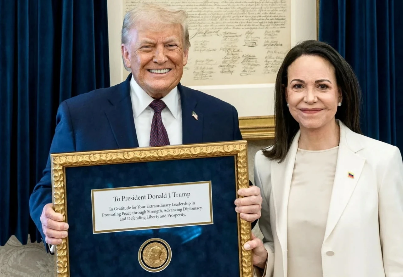 Machado uručila Trumpu svoju medalju Nobelove nagrade za mir