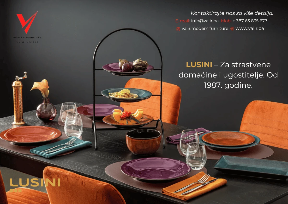 LUSINI stigao u BiH: Njemački HoReCa brend sada dostupan u Mostaru