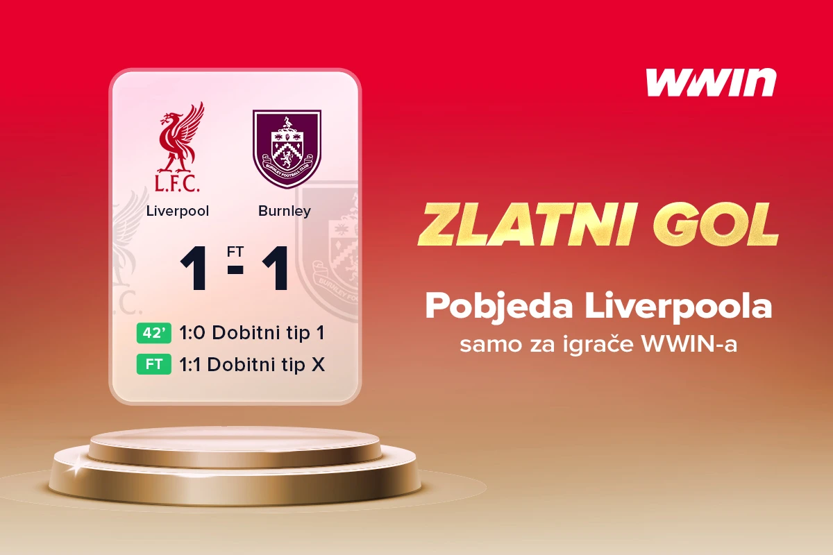 Zlatni gol WWIN-a: Pobjeda Liverpoola bez obzira na remi!