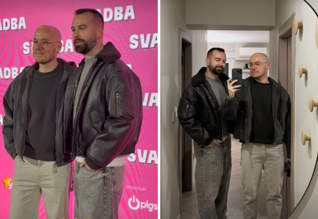 Marko Vuletić i Bogoljub prvi put pozirali u javnosti nakon priznanja da su u braku