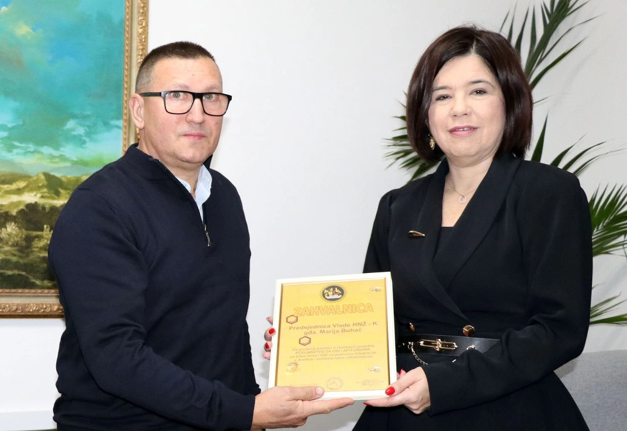 Projekt pčelarstva za osobe s invaliditetom dobio potporu Vlade HNŽ-a