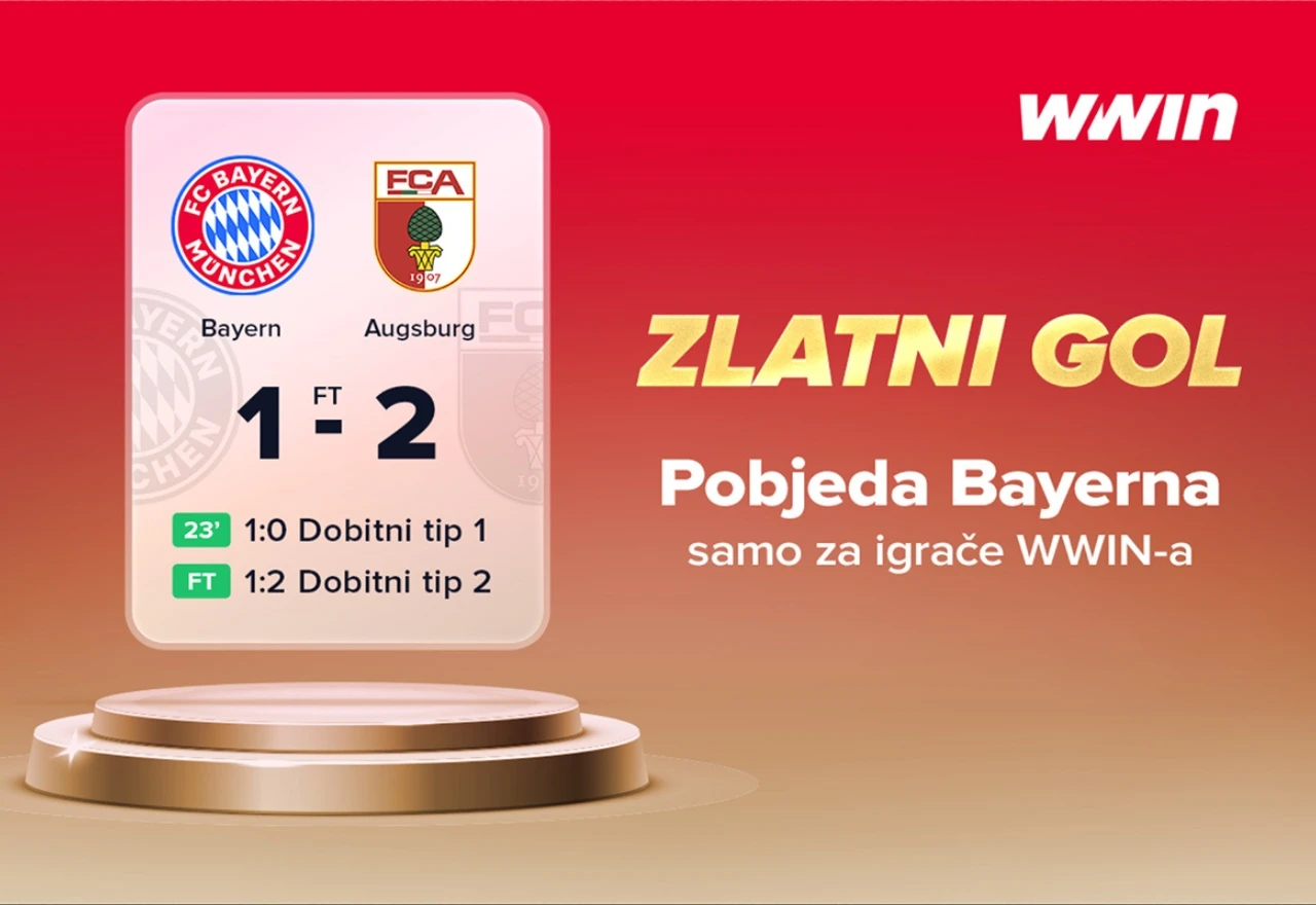 Zlatni gol WWIN-a: Bayern poveo, tiket dobitan!