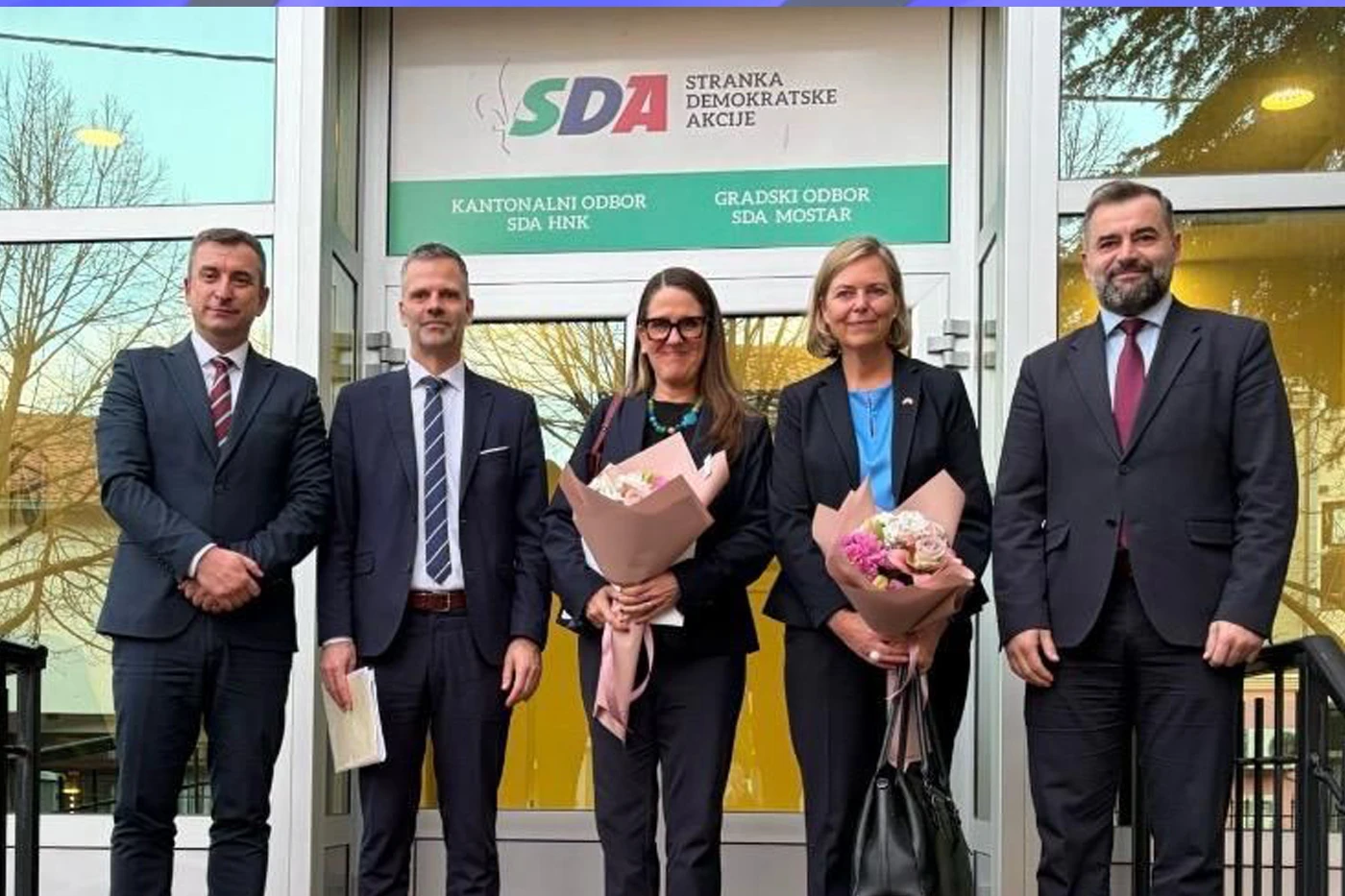 Nordijski veleposlanici posjetili Kantnalni odbor SDA HNŽ