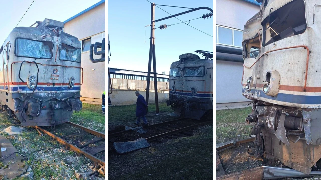 Tri radnika ozlijeđena u sudaru lokomotiva ŽFBiH