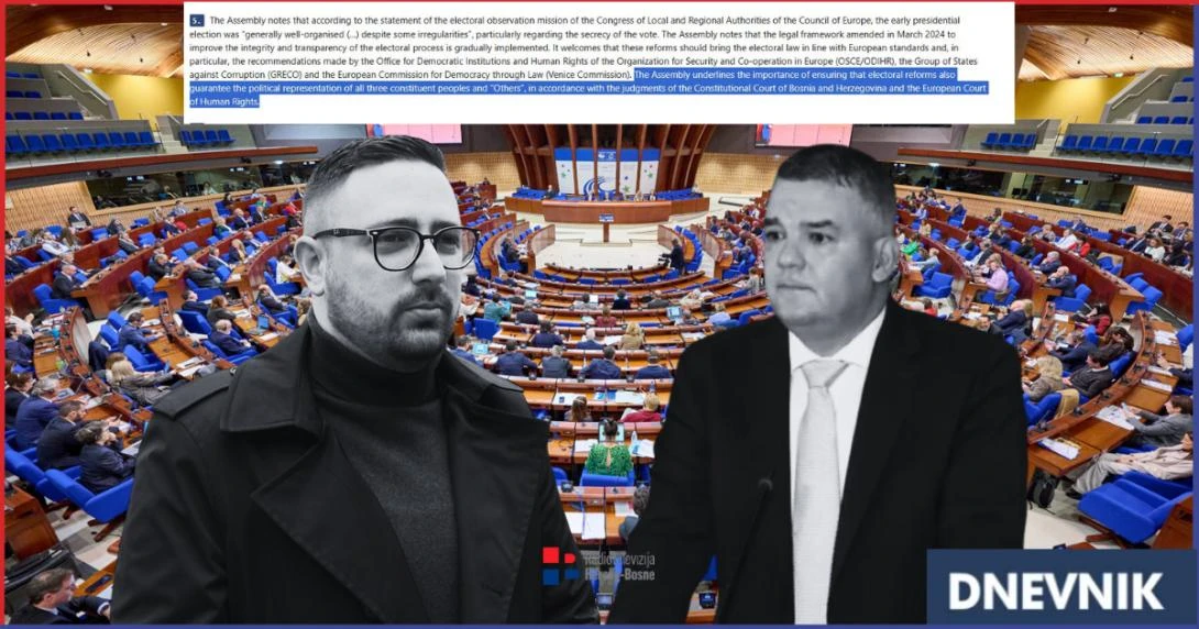 Rezolucija Vijeća Europe ruši unitarističke narative u BiH