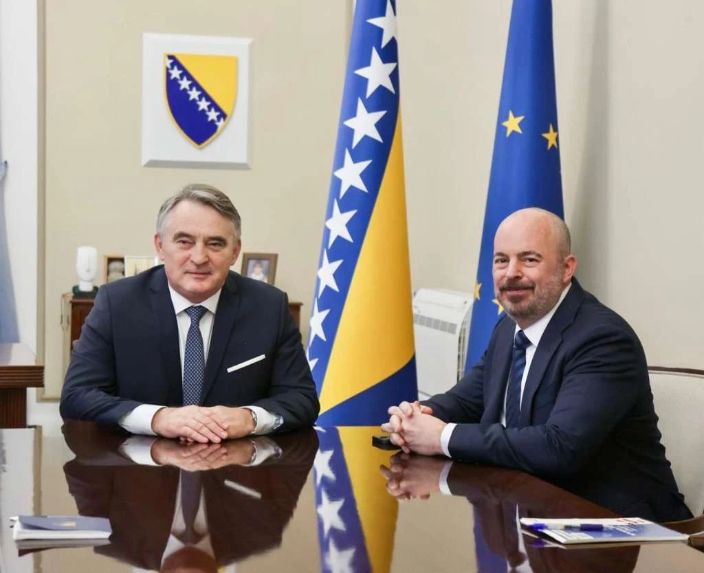 Komšić i Ginkel o Južnoj plinskoj interkonekciji: Američke kompanije spremne za ulaganja u BiH