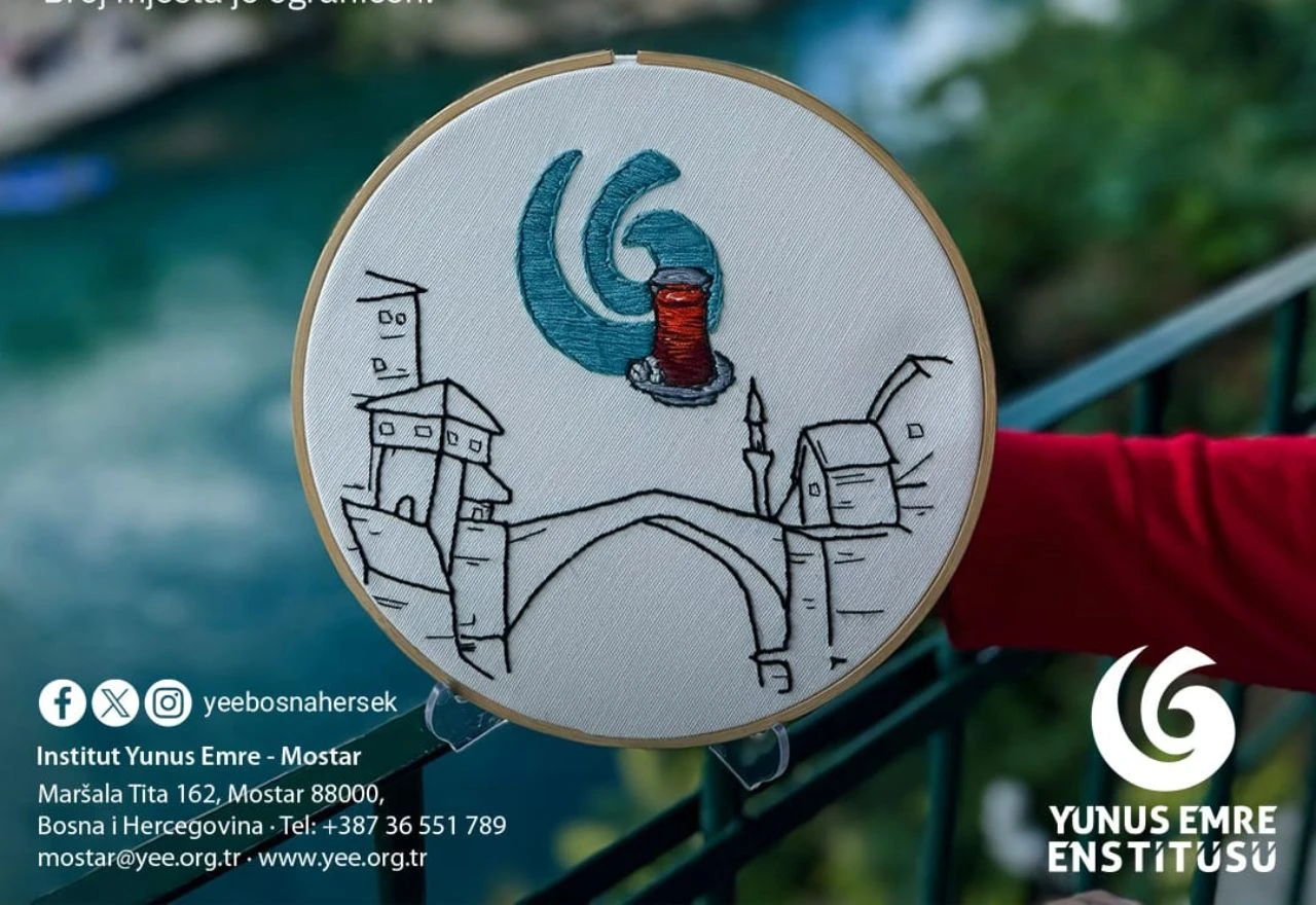 Radionica veza na đerđefu u Institutu Yunus Emre Mostar