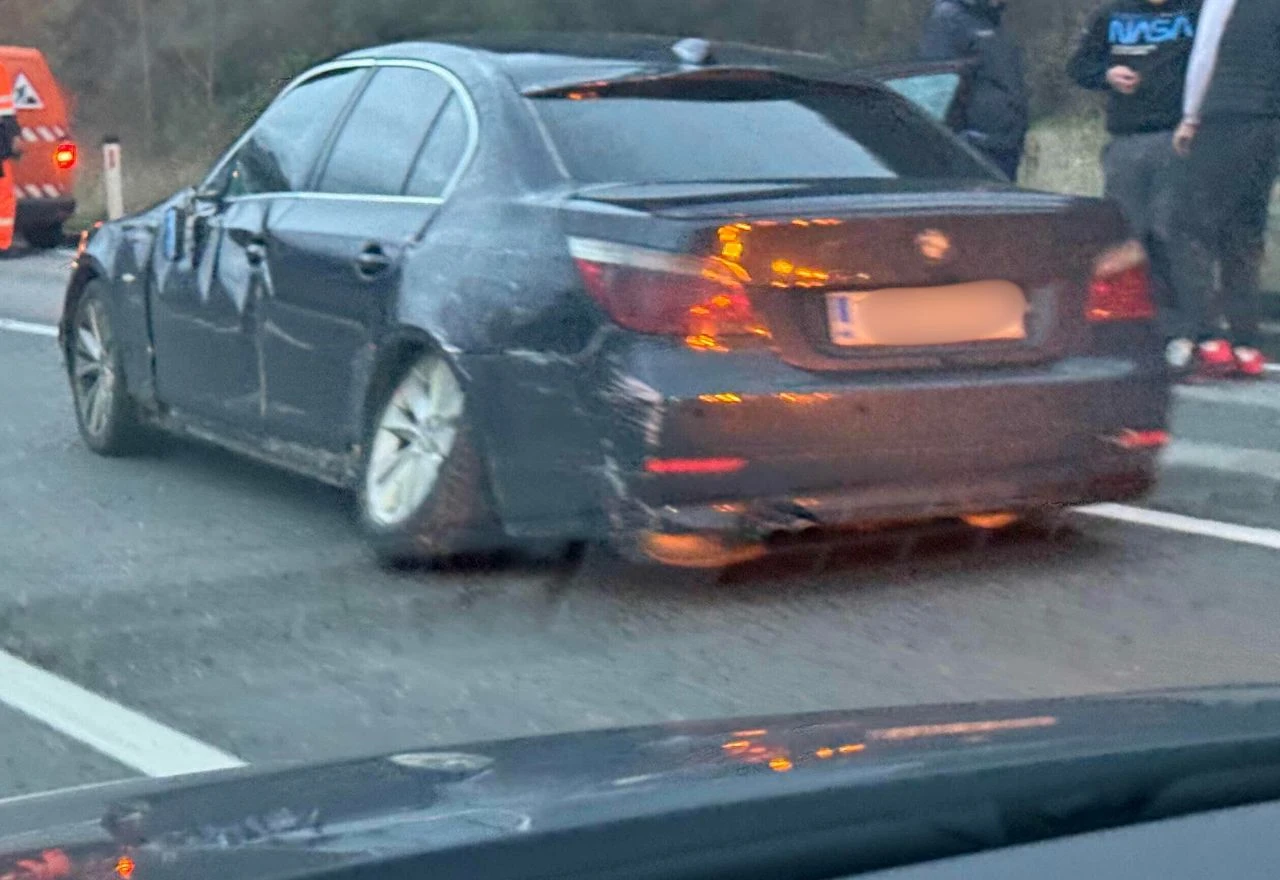 BMW sletio s ceste na Žovnici