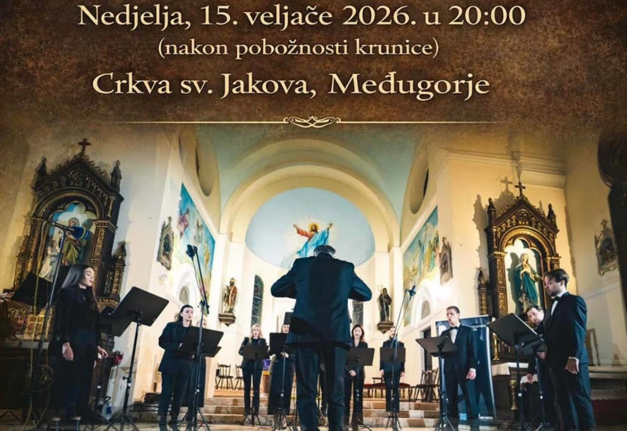 Koncert Missa Papae Marcelli u Međugorju povodom 500. godišnjice Palestrine