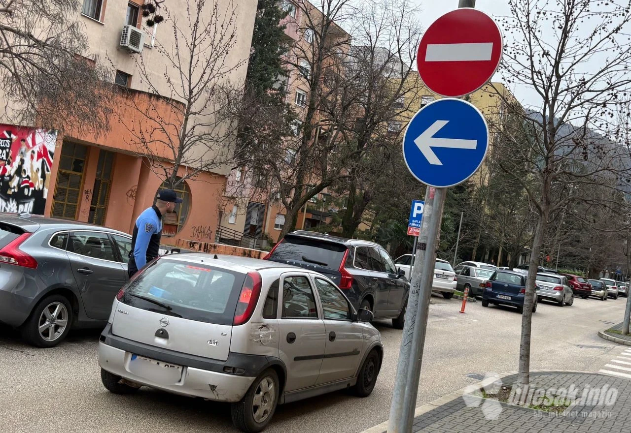 Policija na terenu u Zagrebačkoj ulici