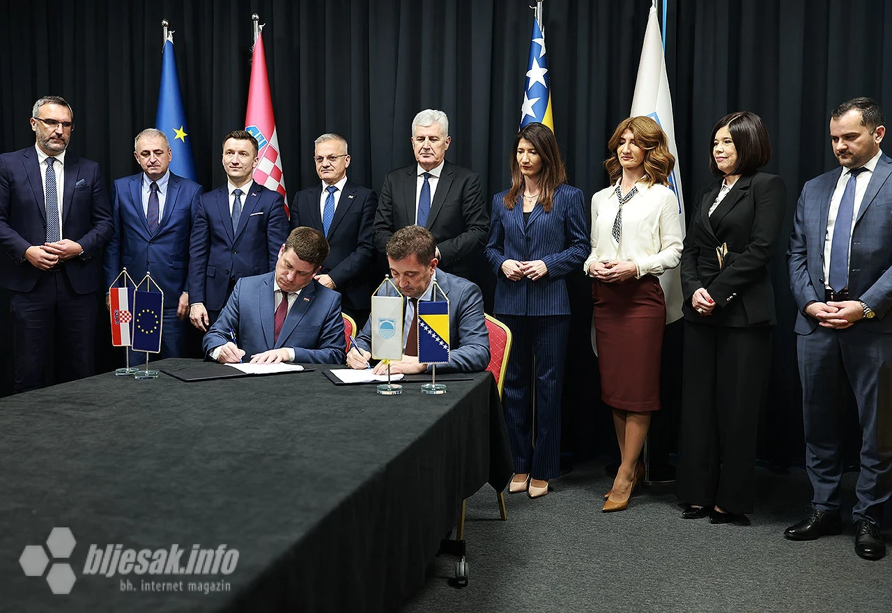 Potpisivanje Ugovora s ciljem unaprjeđenje sustava zračnog prometa  u Gradu Mostaru