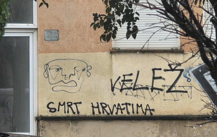 Još jedna poruka mržnje na mostarskim ulicama