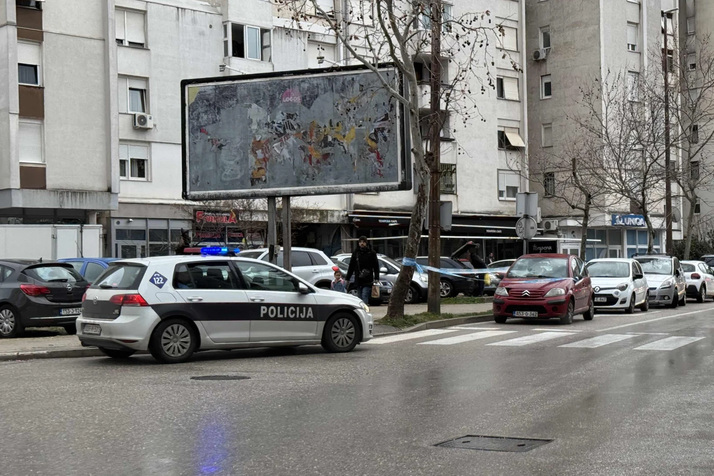 Nastavlja se očevid prometne nesreće u Centru 2