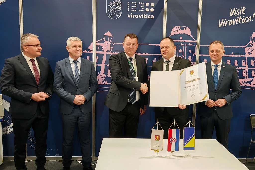 Dario Planinić dobio zahvalnicu za jačanje gospodarske suradnje Hrvatske i BiH