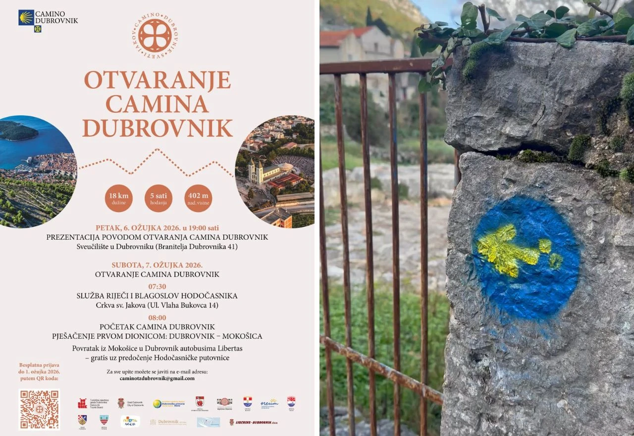 Otvara se Camino ruta od Dubrovnika do Međugorja za hodočasnike i ljubitelje pješačenja
