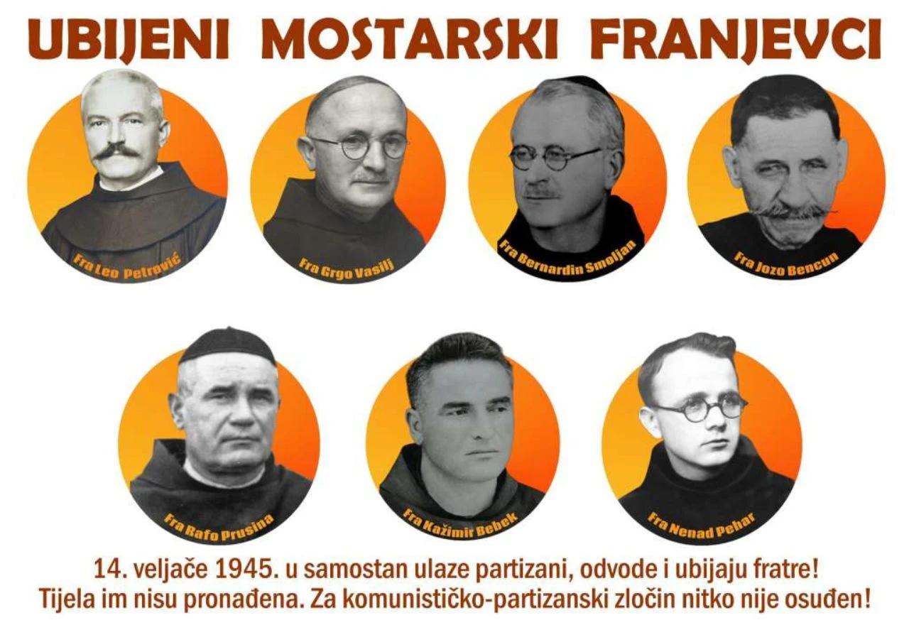 Mostar obilježava 81. obljetnicu ubojstva sedmorice franjevaca