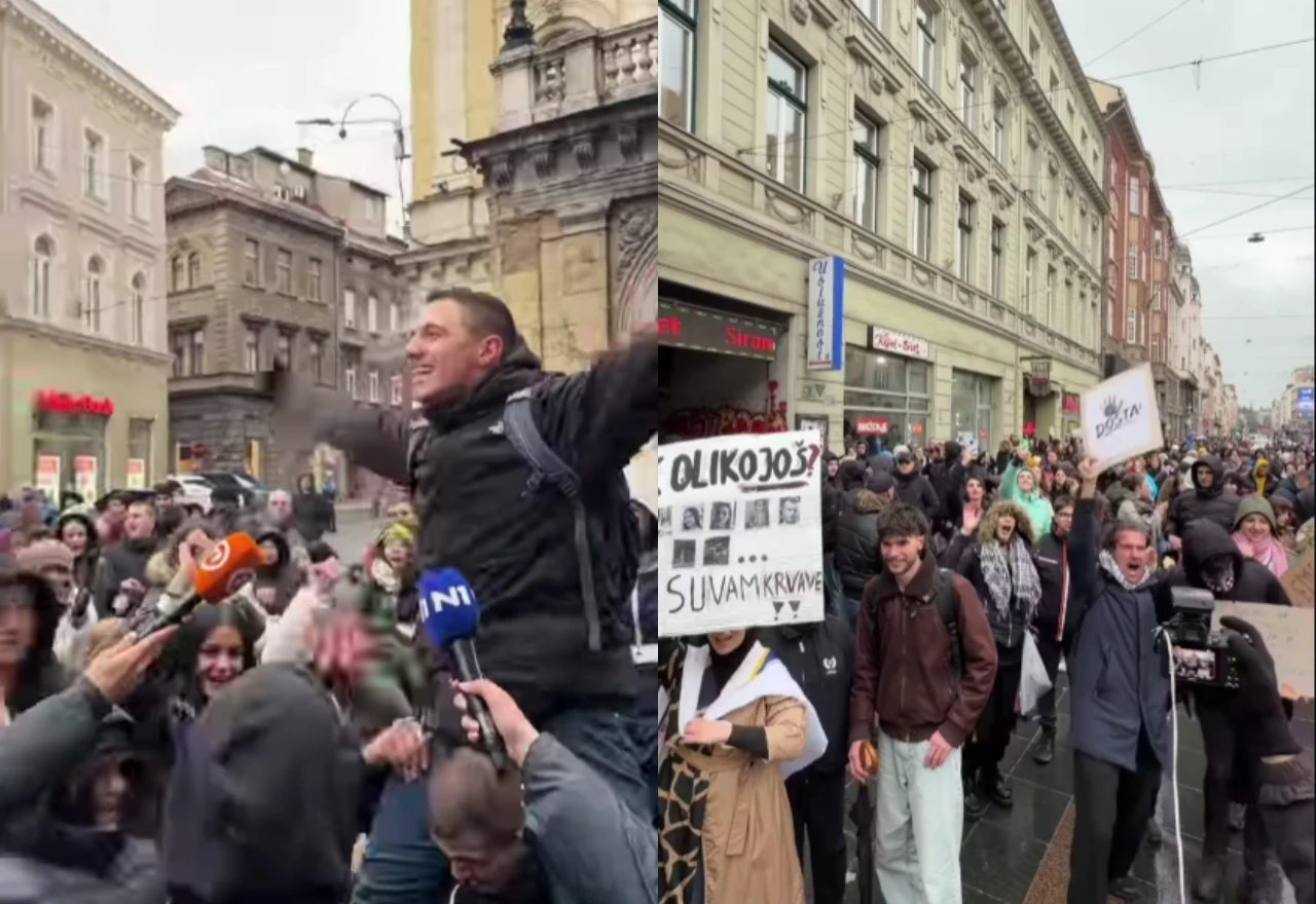VIDEO | Pogledajte kako su Sarajlije reagirale na pad Vlade KS