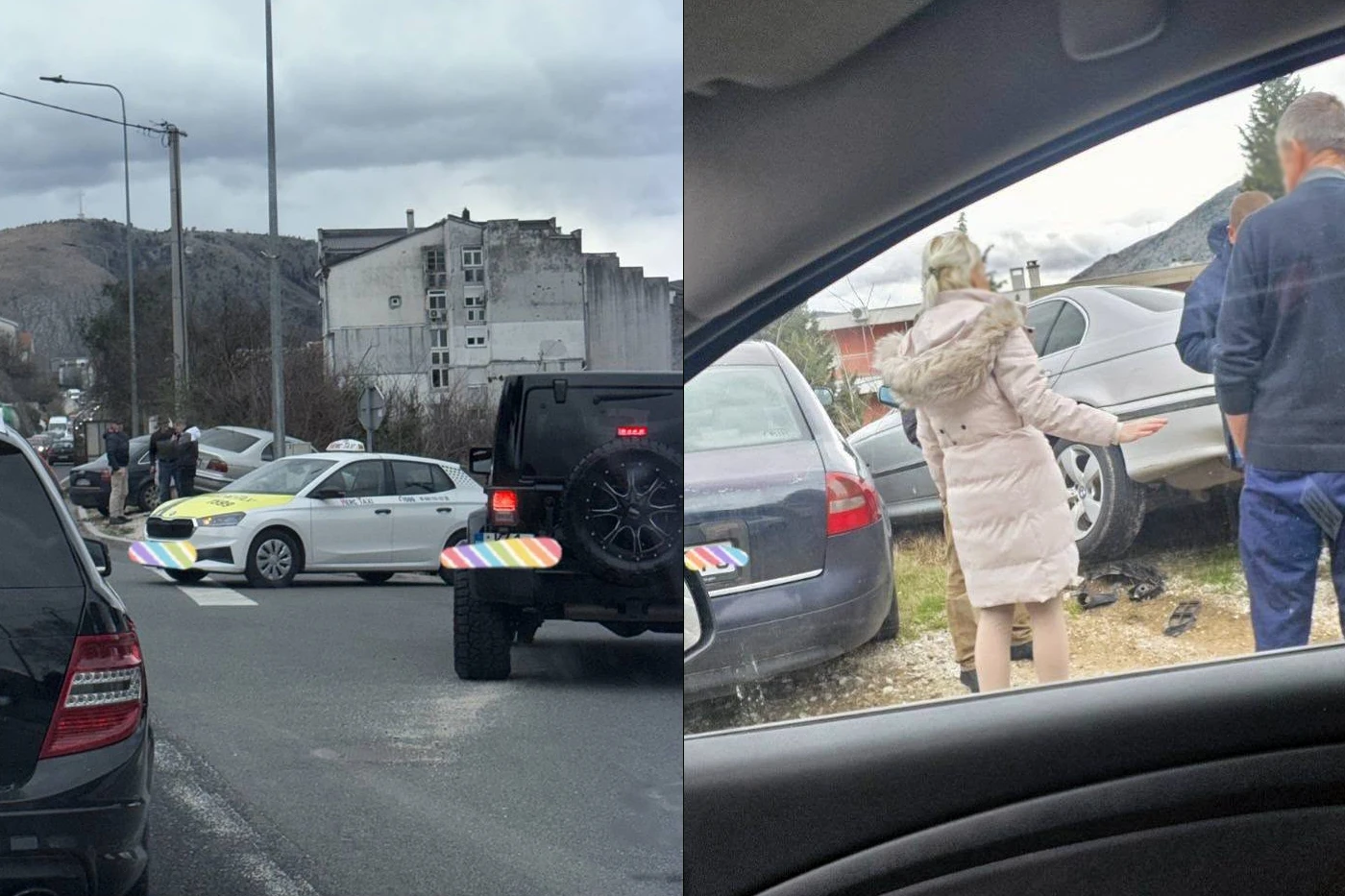 Jedna osoba ozlijeđena u prometnoj nesreći u Zaliku u Mostaru