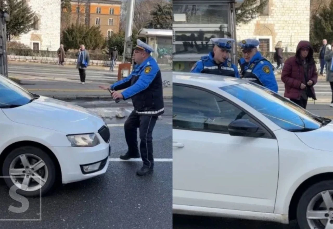 VIDEO | Automobilom se zaletio na prosvjednike u Sarajevu