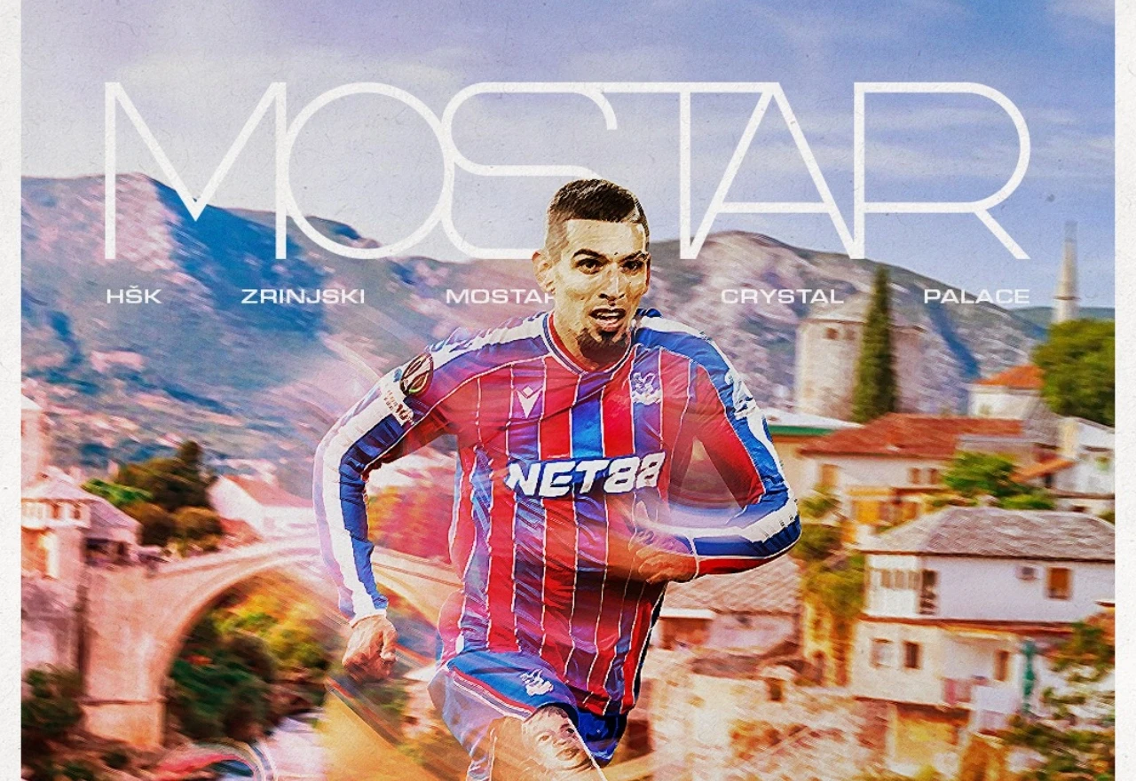 FOTO | Crystal Palace zanimljivom fotografijom najavio utakmicu sa Zrinjskim