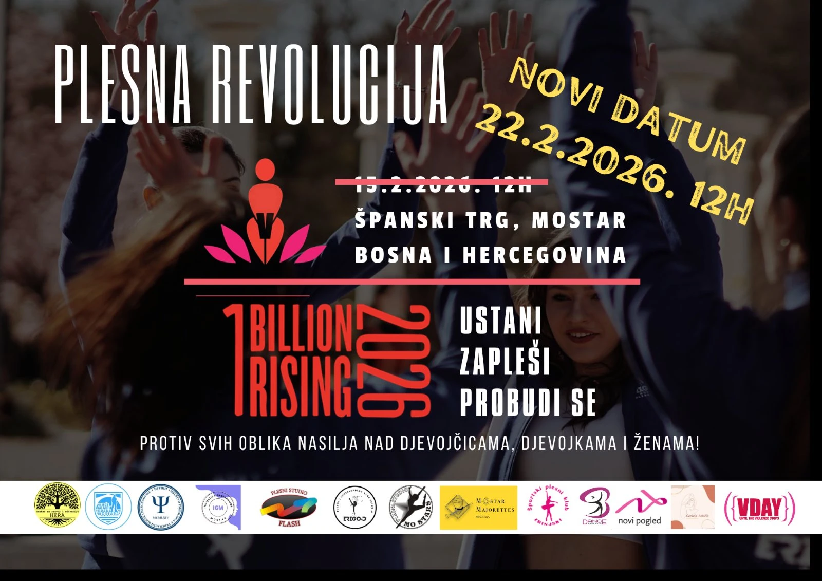 One Billion Rising: Mostar pleše protiv nasilja
