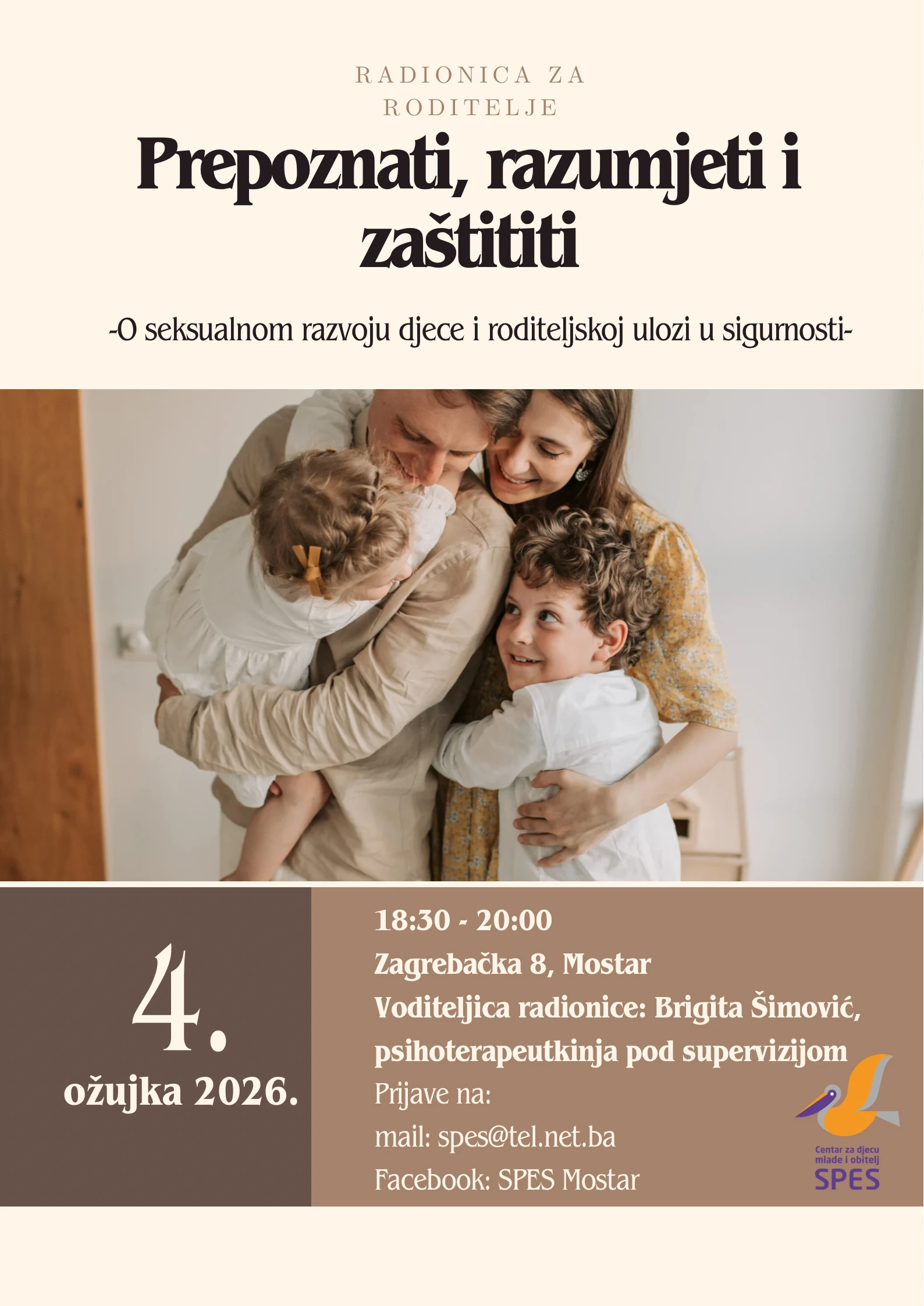 Radionica za roditelje o dječjem razvoju i osobnim granicama