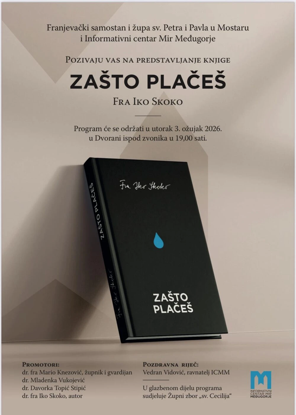 Predstavljanje knjige "Zašto plačeš" fra Ike Skoke