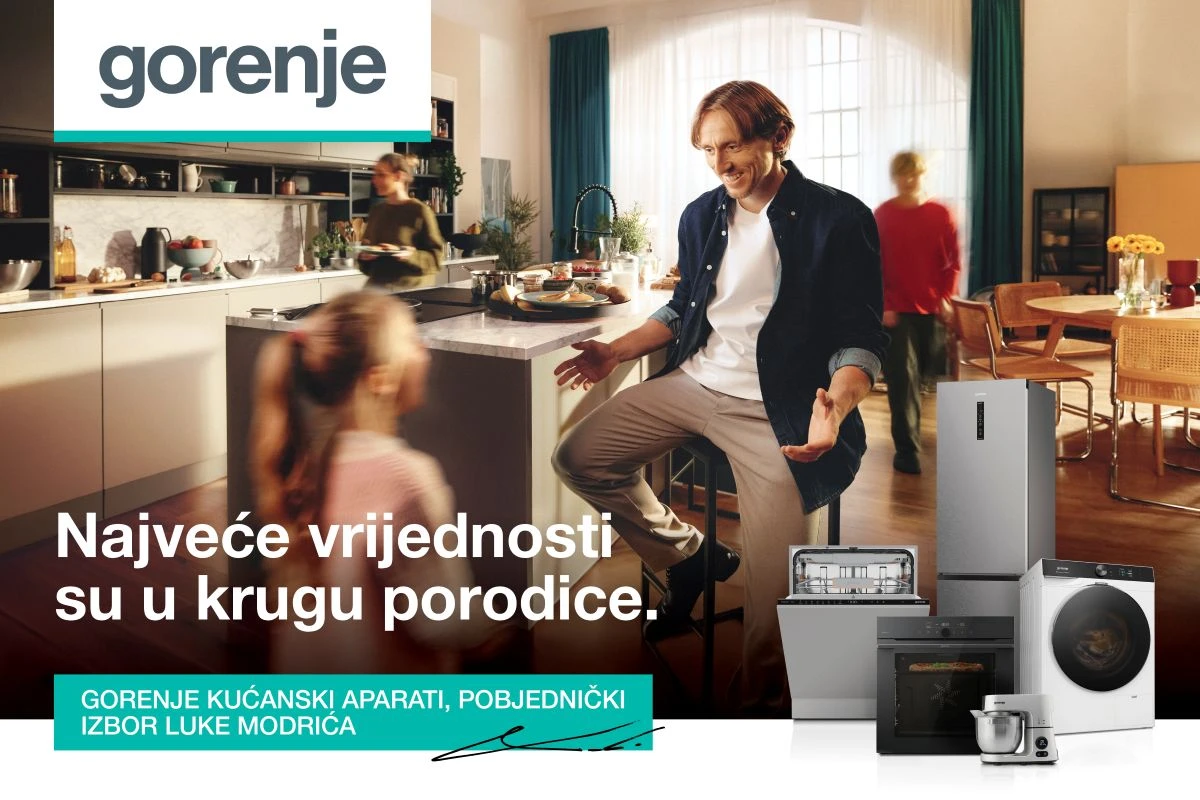 Gorenje imenuje fudbalsku legendu Luku Modrića ambasadorom brenda