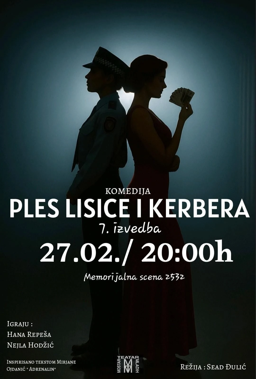 "Ples lisice i kerbera": Satirična predstava u Mostarskom teatru mladih