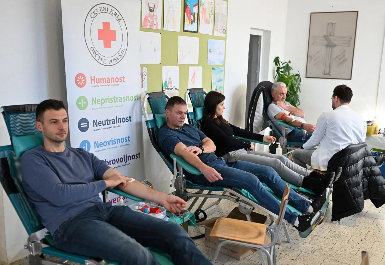 Objavljen raspored: Šest akcija darivanja krvi u ožujku u ŽZH