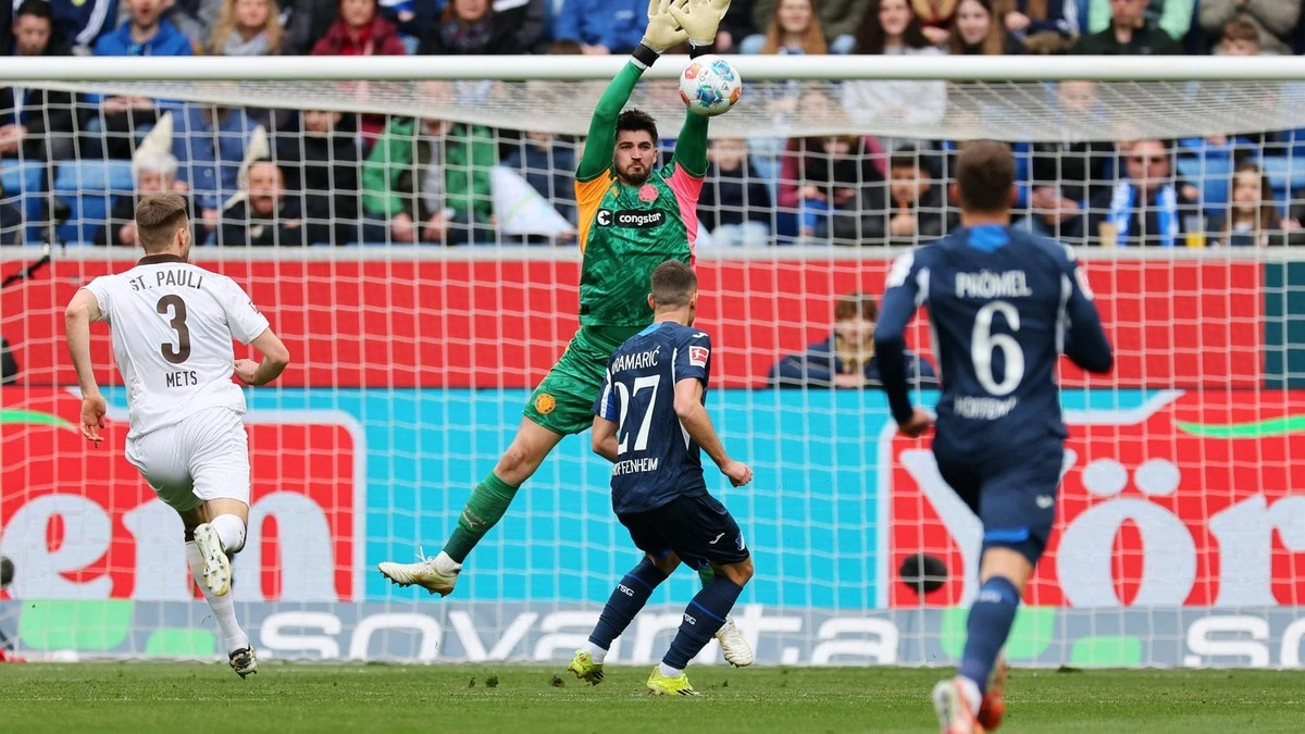 St. Pauli iznenadio Hoffenheim, Vasilj sjajan na golu