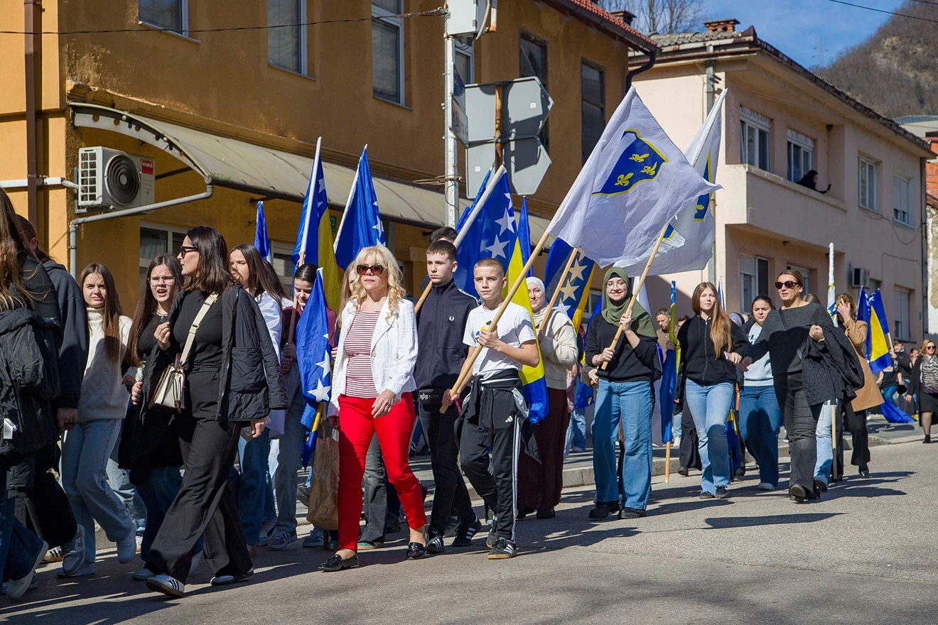 Mostarski osnovci sudjelovali na središnjoj proslavi Dana neovisnosti
