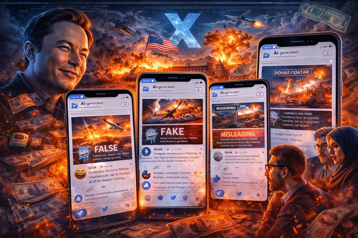 Dezinformacije preplavile X nakon napada SAD-a i Izraela na Iran